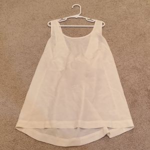 Silk Tie Back Tank Top